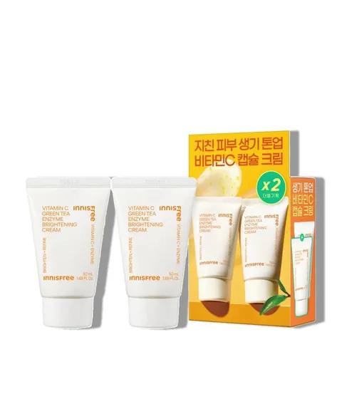 [50mL + 50mL Tube] Vitamin C Enzyme Blemish Toning Cream Special Set