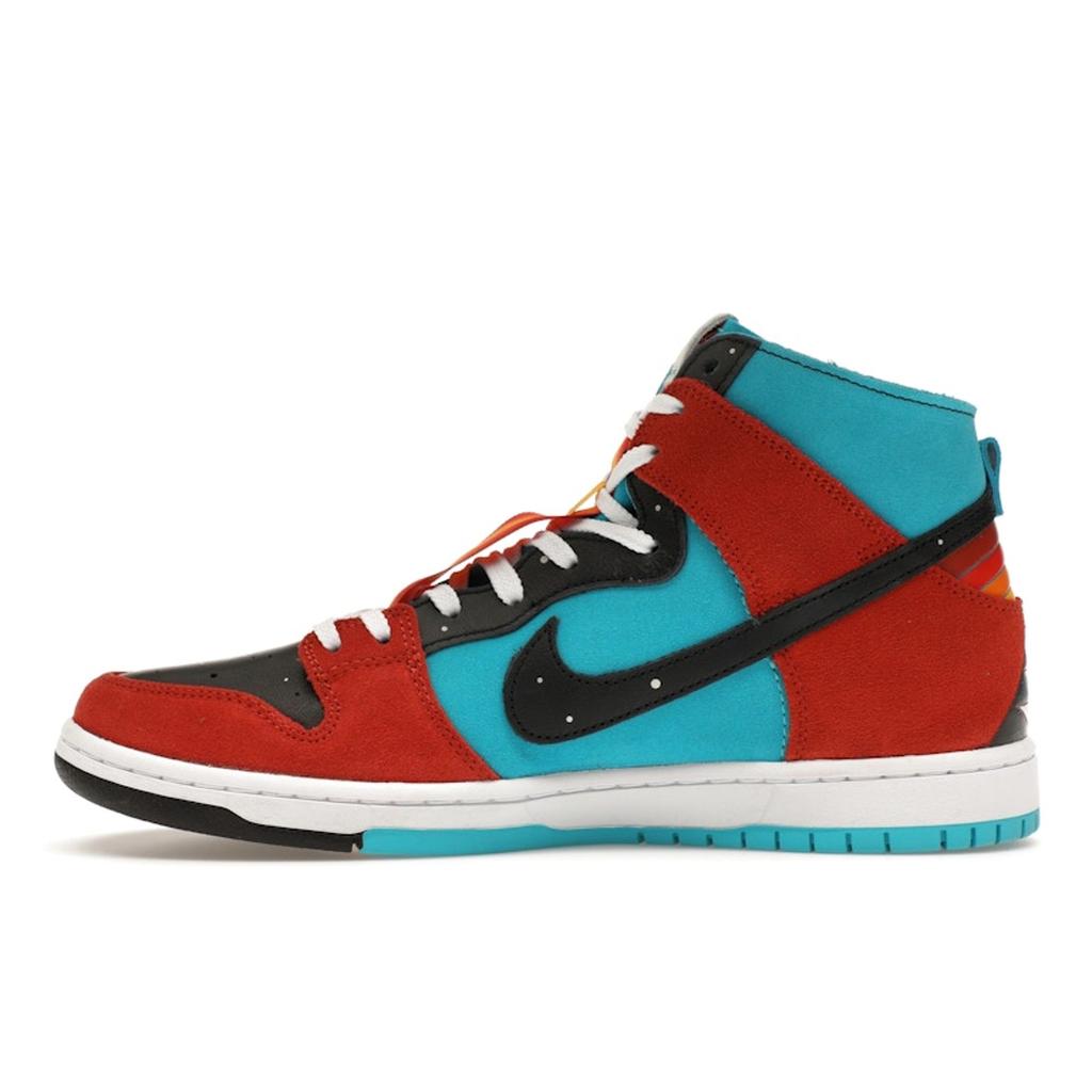 Diorr Greenwood x Nike Dunk High SB Navajo Arts Unisexové Tenisky Vícebarevné Tyrkysově modré Černé FQ1775-400