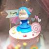 Adorable Cartoon Doll Cake Topper: Sleepwalking Bobblehead for Kids' First Birthday or Desktop Decor