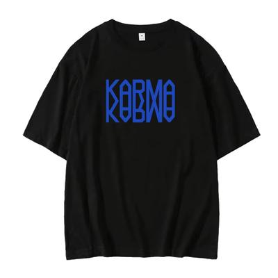 Kpop Straykids 2025 O 4º Álbum KARMA Kpop Moda Camiseta Homens Mulheres Casual Algodão Confortável K-pop Top de Manga Curta
