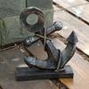 Decoração de Âncora para Navegação - Escultura de Âncora de Navio Moda Antiga Criativa Retrô Artesanato de Resina