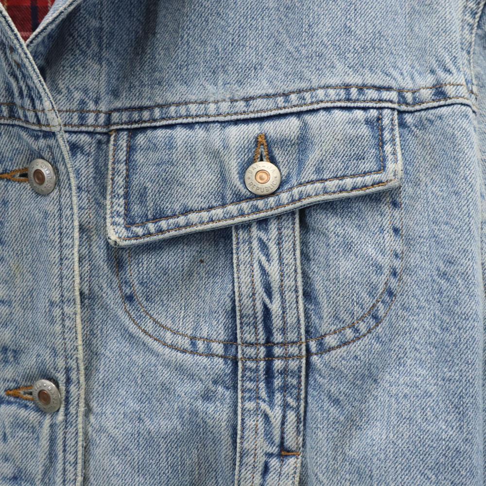Banana Republic 80s 90s Made in USA Old Long sleeve Denim Jacket Women Used