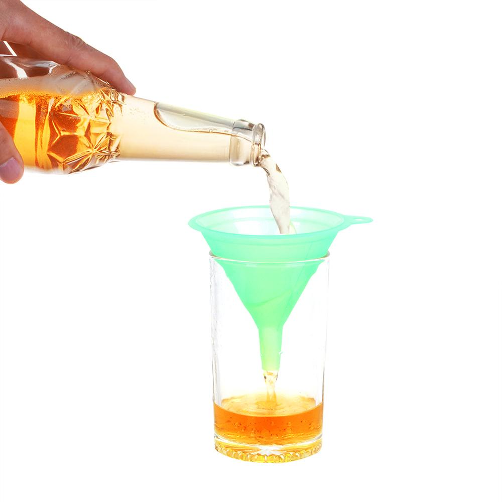 For Filling Hip Flask Narrow-Mouth Bottles Food-grade Material Kitchen Accessories 5pcs/set Wine Beer Oil Sauce Liquid