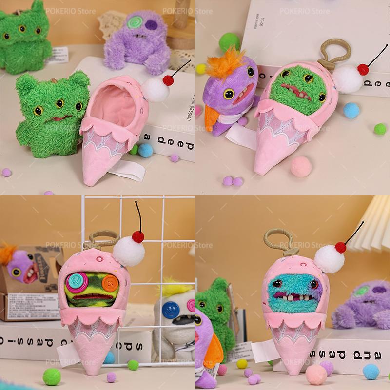 Mini Plush Doll's Clothes Outfit Accessories Tomato Chili Ice-Cream Thief Mask for Fuggler Plush Keyring & Baby Monster Series