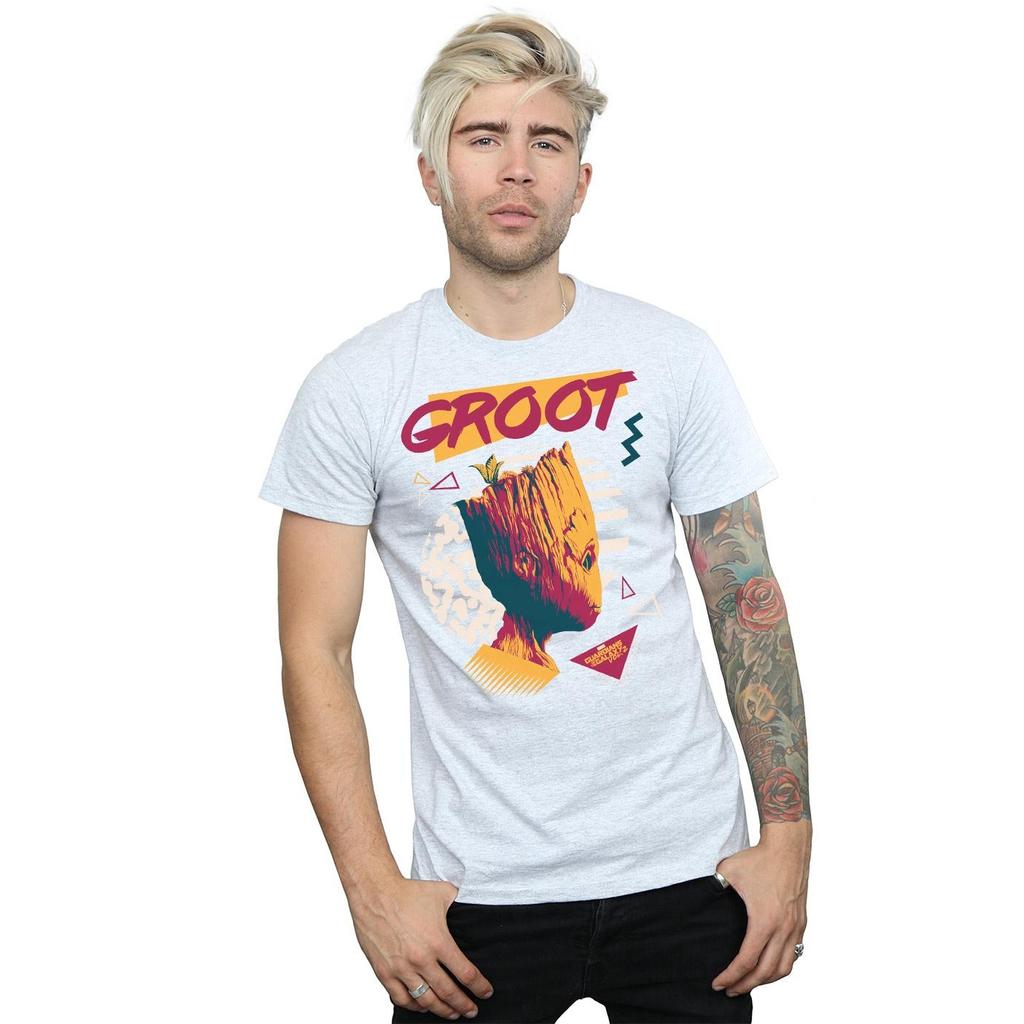 Marvel Mens Guardians Of The Galaxy Vol. 2 80s Groot T-Shirt