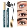 Mascara 4D, Nero, Waterproof, Ultra-Lungo, Volumizzante, Lunga Tenuta Anti-Macchia, Perfetto per Festival e Occasioni Speciali