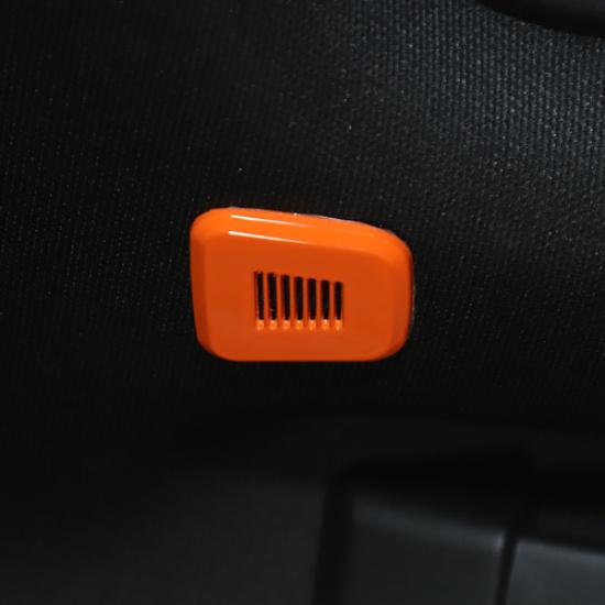 Top Roof Microphone Decor Cover Trim For Dodge Challenger 15+ Charger 11+ Orange
