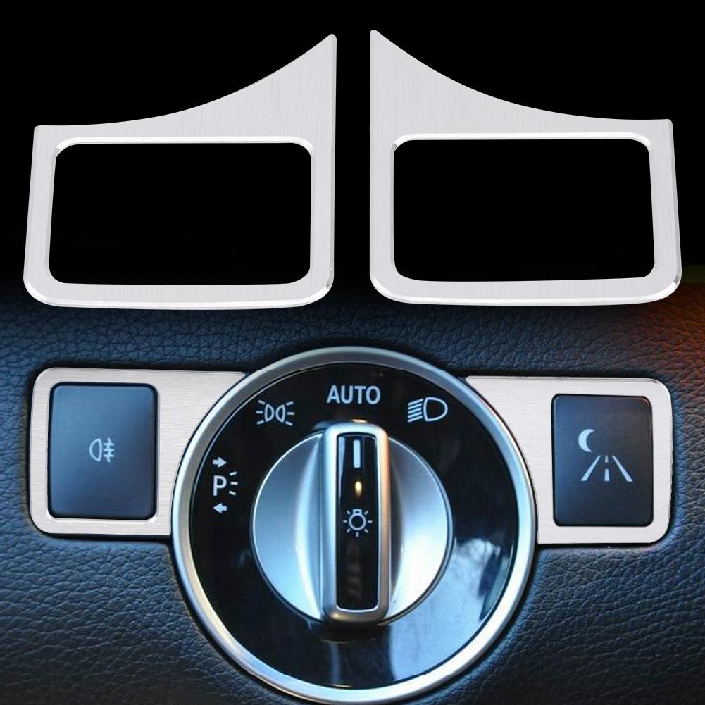 Headlight Switch Button Trim Cover for Mercedes Benz A B C E GLK GL ML Class W176 W246 Type B