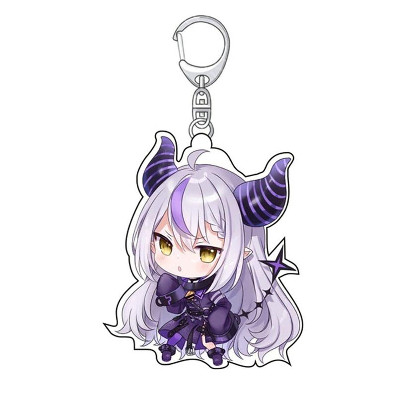 

New Virtual Hololive Anchor Surrounding Acrylic Keychain Student Pendant Double Sided Transparent for Fans gifts 6CM 6 cm