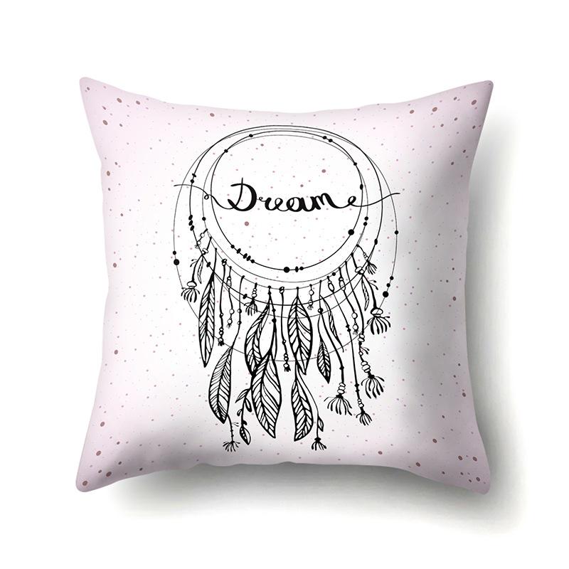 Dreamcatcher Boho Polyester Pillowcase Car Decoration Home Print Bedside Sofa Pillowcase