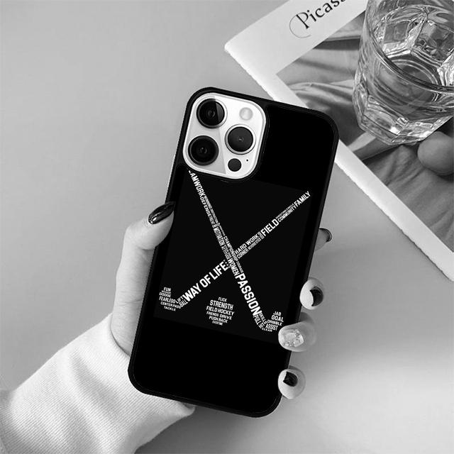 

Hockey Canvas Style Phone Case Cover For iPhone 17 Air 15 16e 14 13 12 Pro Max 11 Pro Max Plus Coque Shell iPhone 11pro