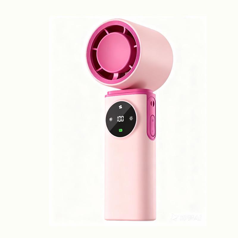 

New 2026 Foldable Handheld Fan: 100-Speed, Large Airflow, Long Battery Life, Night Light 60*62*181