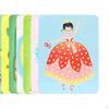 Princess Dress up Activity Book Creative Poke Art Fashion Activities Learning Toy Doll