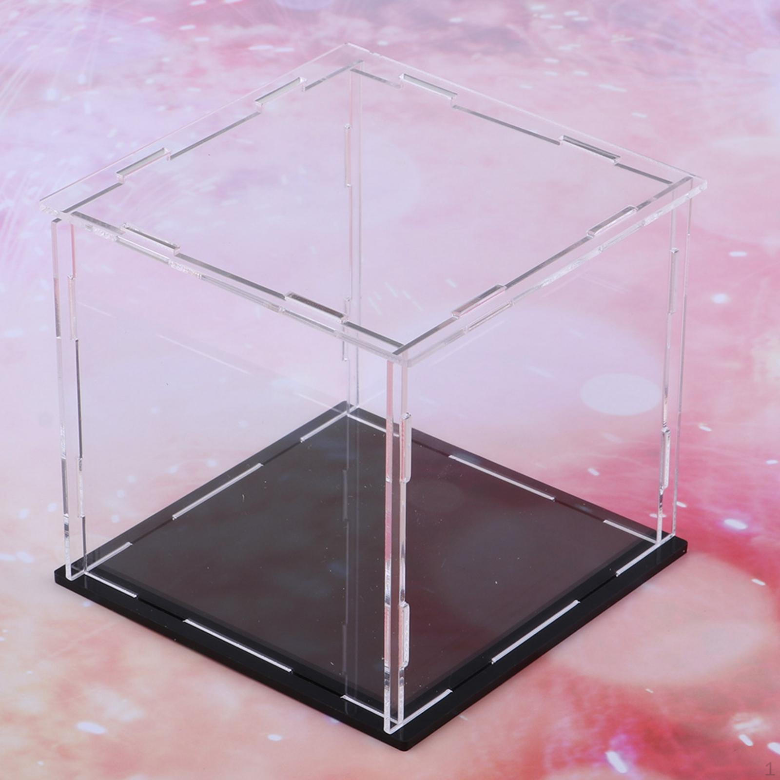 

Dustproof Action Figures Showcase with Base for 17x13x13cm