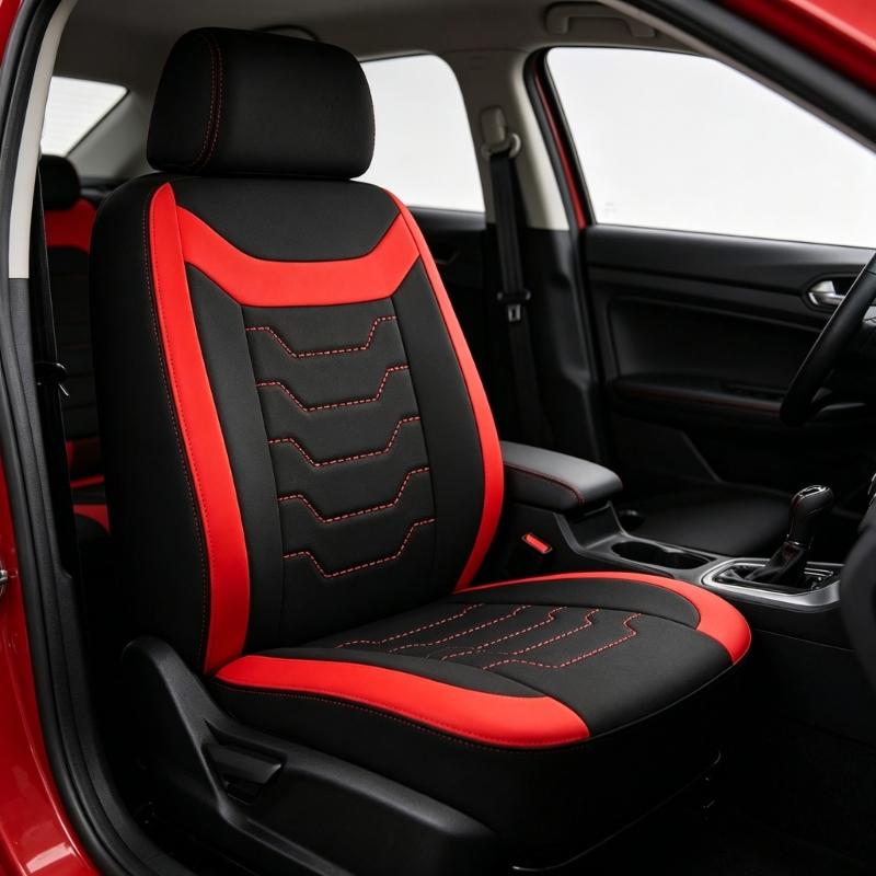 Universal Vehicle Textured Pattern Car Seat Covers For Stylish Appearance Comfort And Seat Protection