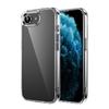Hybrid Stoßfeste Klare Bumper Hülle Für iPhone 16 16E 15 14 13 12 11 8 7 Plus X XS XR Pro Max SE 4 Schlanke Acryl Hart Rückseitenabdeckung