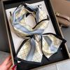 Big Brand Double-sided Printed Long Headband Silk Scarf Hin Scarf Ribbon Tie Bag Decoration Suit Scarf Waist Belt Multi Function