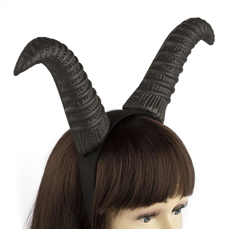 Black Horn Headband for Halloween and Christmas Cosplay