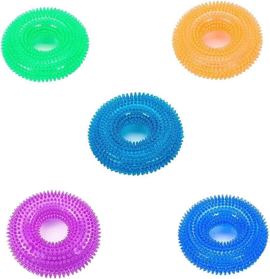 

Игрушки для собак Игрушки для жевания собак Игрушки для питомцев Игрушки для кошек Колючий пончик Интерактивные игрушки для жевания собак Чистка зубов Случайный цвет 1 шт.