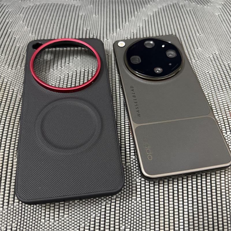 For OPPO Find X9 Ultra Case For MagSafe Magnetic Fine Grain Matte Leather Silicone Cover Metal Lens Frame Protective Shell