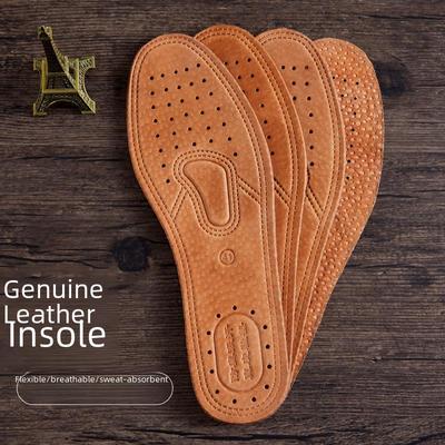 Solette in vera pelle di maiale traspirante, deodorante e assorbente per uomo e donna - Perfette per gli sport primaverili, estivi e autunnali