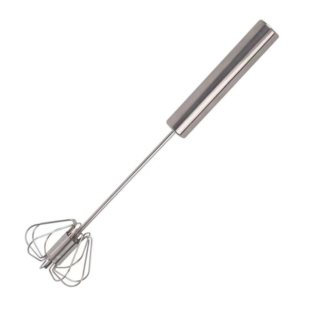 Nerezová ocelová metla na vejce Poloautomatický šlehač na vejce Ruční tlačný rotační šlehač Mixér pro míchání