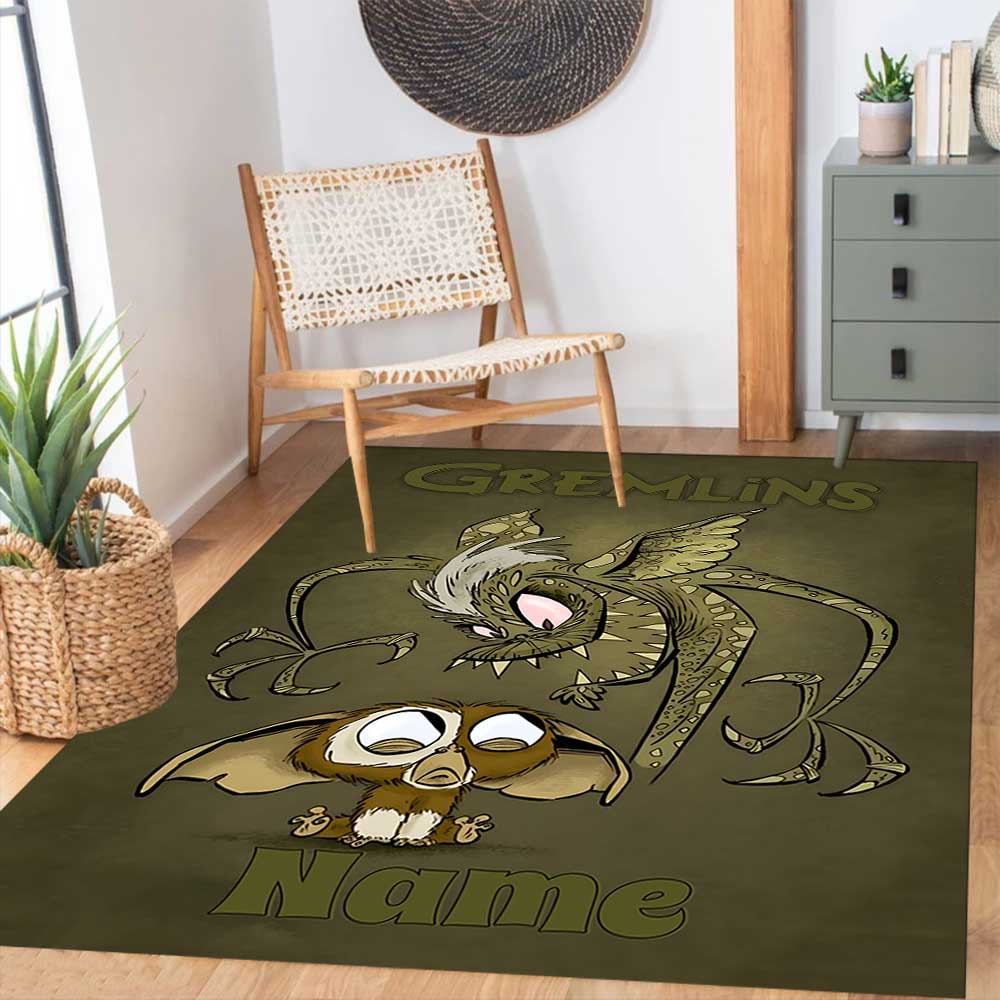 Warnermedia (11) Customize your name rug, office chair cushion, home bedroom living room gift.