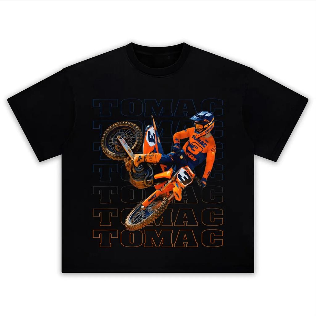 Eli Tomac 2026 Anaheim 1 A1 Supercross cotton mens shirt Summer oversized graphics Tshirt womens Short Sleeve Tshirts fan gift