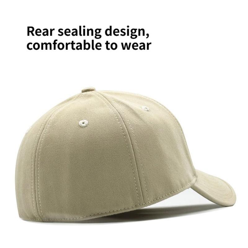 Large Size 60-65Cm Hat Winter Men Big Head Fitted Full Closed Baseball Cap Plush Keep Warm Trucker Caps Hard Top Sports Sun Hat