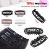 U Shape Metal With Rubber Hair Snap Clips Hair Extension Clips Weave Toupee Clips Wig Clips