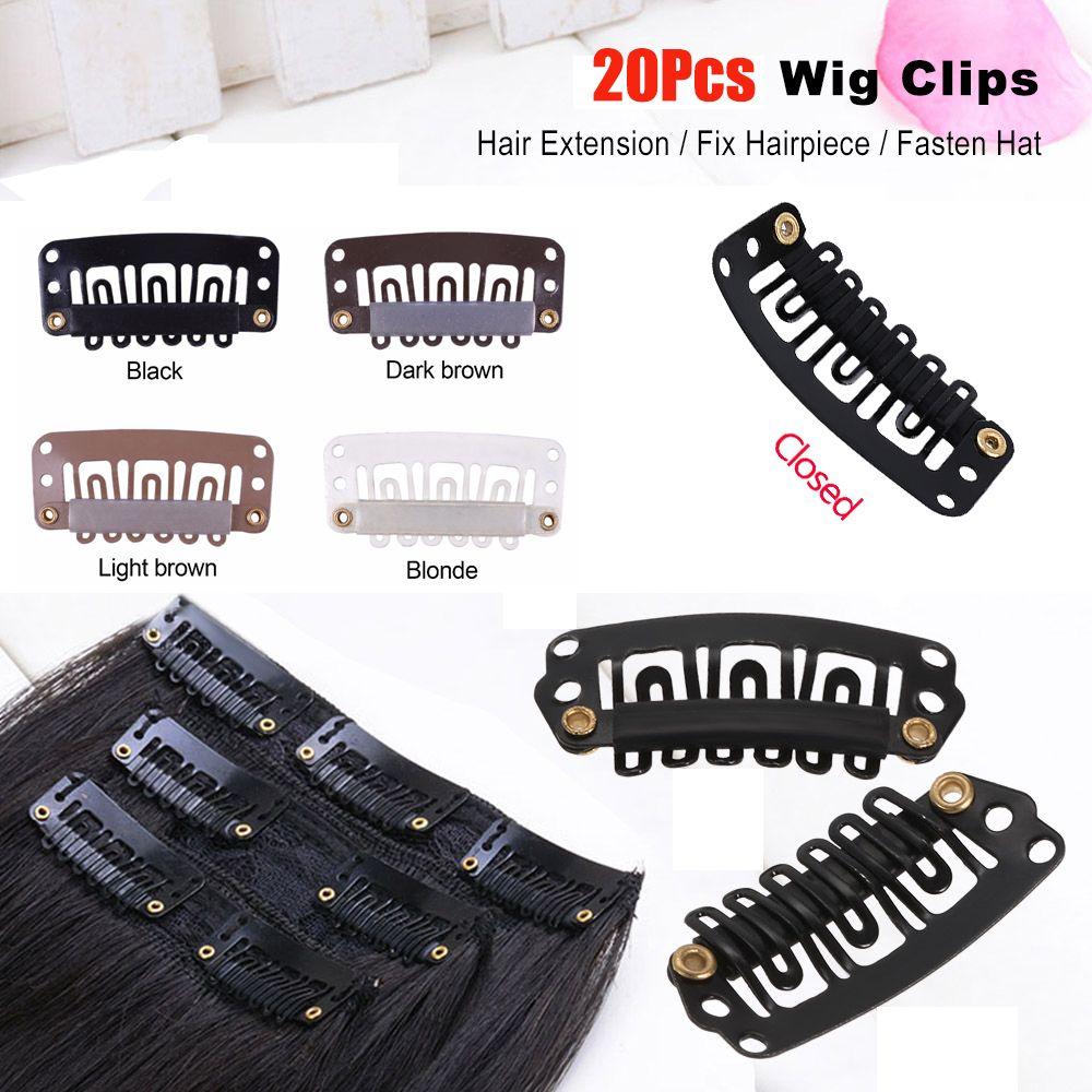 U Shape Metal For Hair Extension Wig Clips Hair Extension Clips Hair Snap Clips Weave Toupee Clips