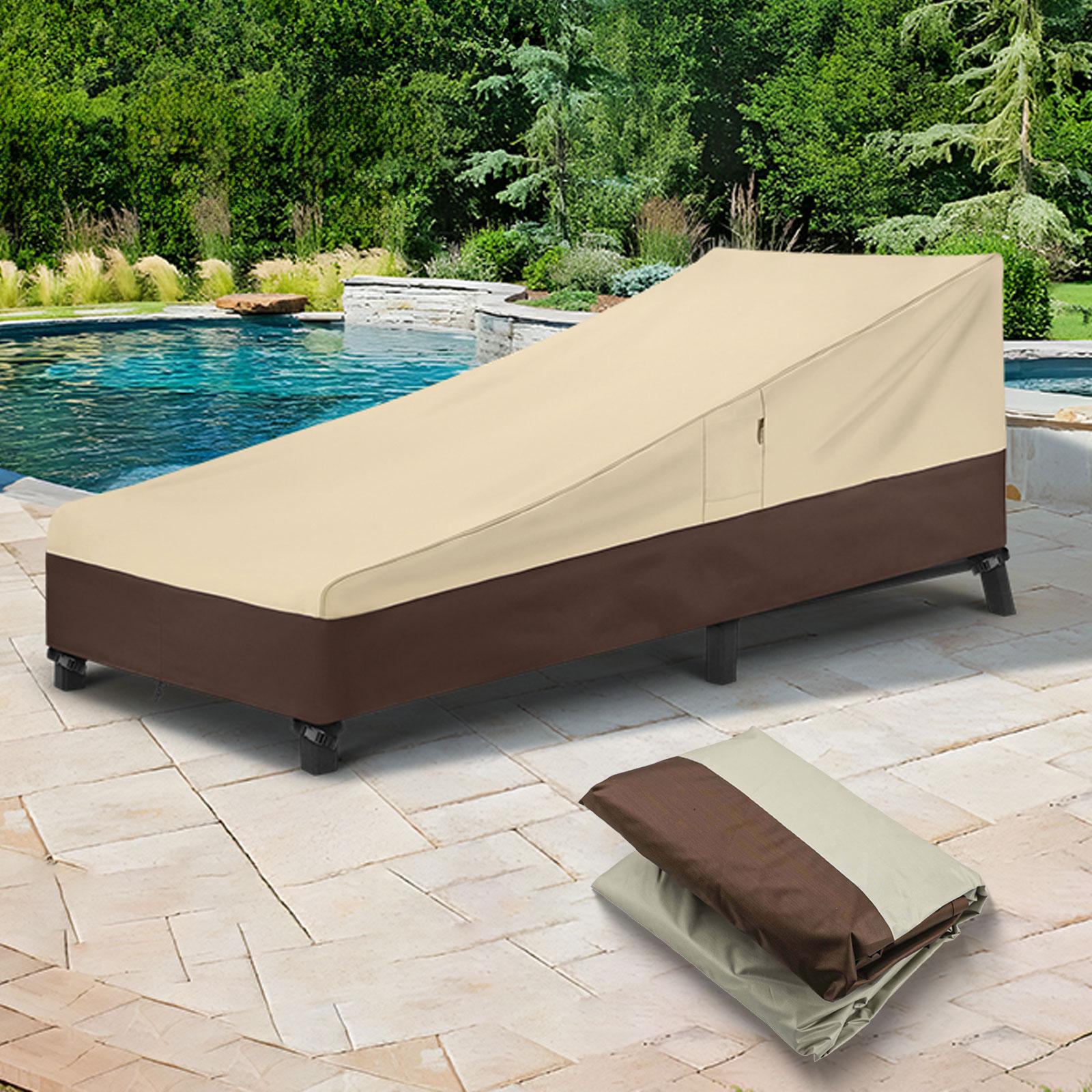 

Air Vent Design Outdoor Lounge Chair Cover Waterproof Patio Cover 168*71*70cm