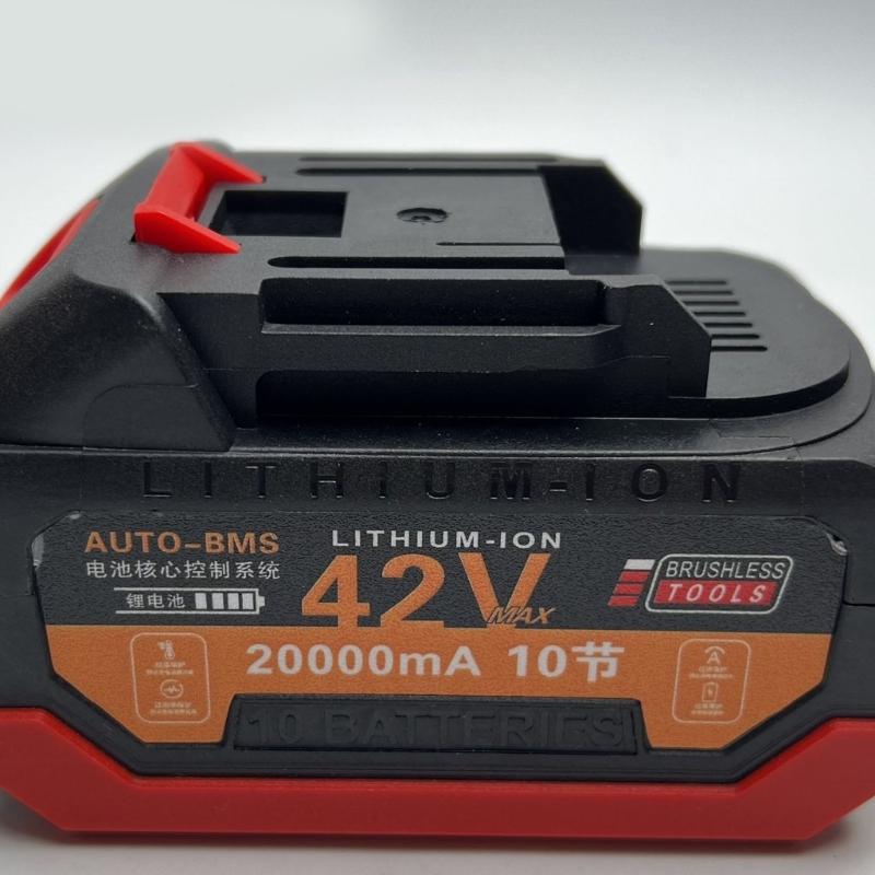 Batterieaufbewahrungskoffer aus Kunststoff Geeignet für Werkzeug 10/15/20 Zellen ABS-Gehäuse mit LED-Leistungsanzeige