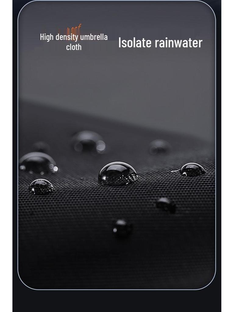 Extra Large Reinforced Windproof Double Automatic Umbrella for Men, Women, and Cars - Waterproof, Long Handle, Extra Thick, and Ideal for Rainstorms.