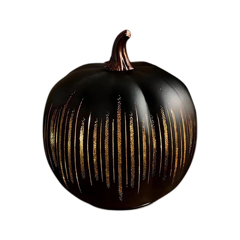 Twinkle Led Light Pumpkins With Timer Timer Lighted Sparkling Starry Night Glass Pumpkin For Home Bedroom Bathroom Hallway