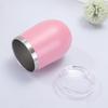 12oz U-Shaped Eggshell Stainless Steel Thermos Cup, Double-Layer Vacuum Insulated