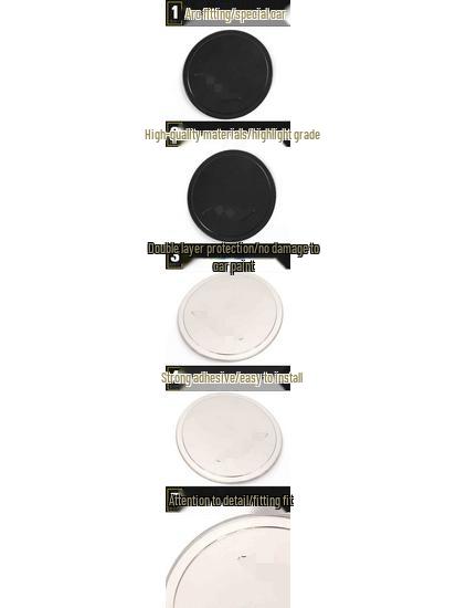 Stainless Steel Fuel Cap Protector for Dongfeng Fengshen AX7 - Anti-Scratch Decorative Sticker