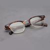 1 Pack Square Glasses Men's Retro Anti-Blue Light Computer Glasses Reading and Gaming Glasses Travel Fashion Women's Glasses
