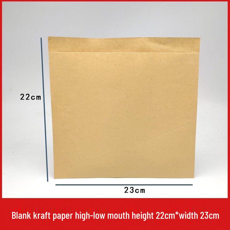 Oil-Proof Kraft Paper Takeaway Bags