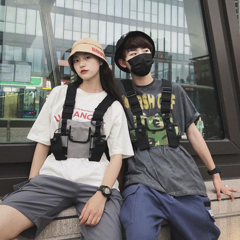 Unisex Chest Bag Vest: Tactical, Hip Hop, Cool Waist Backpack