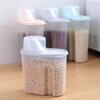 Plastic Storage Box with Measuring Cup Sealed Five Grain and Miscellaneous Grain Tank S/L