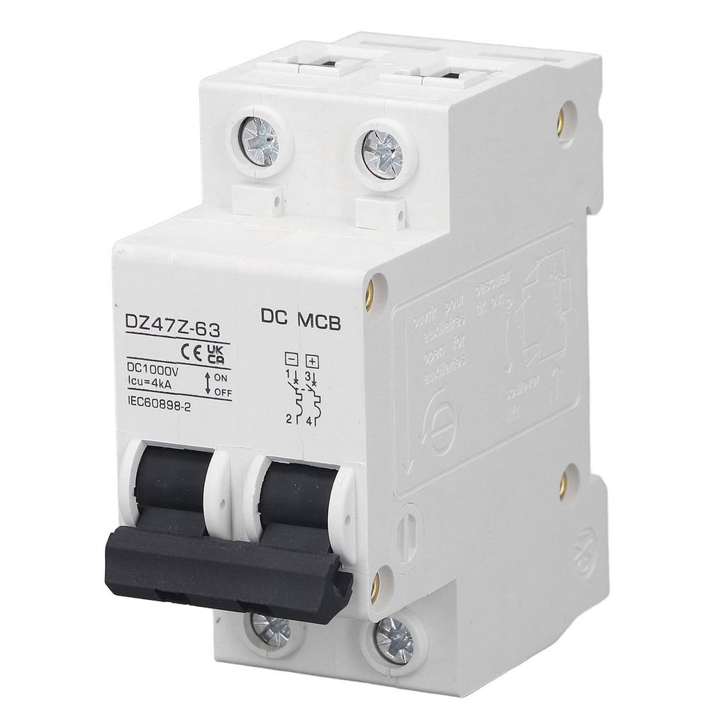 DC-Leistungsschalter Überlastschutz Magnetsystem PV-Leistungsschalter 2P 1000V 40A