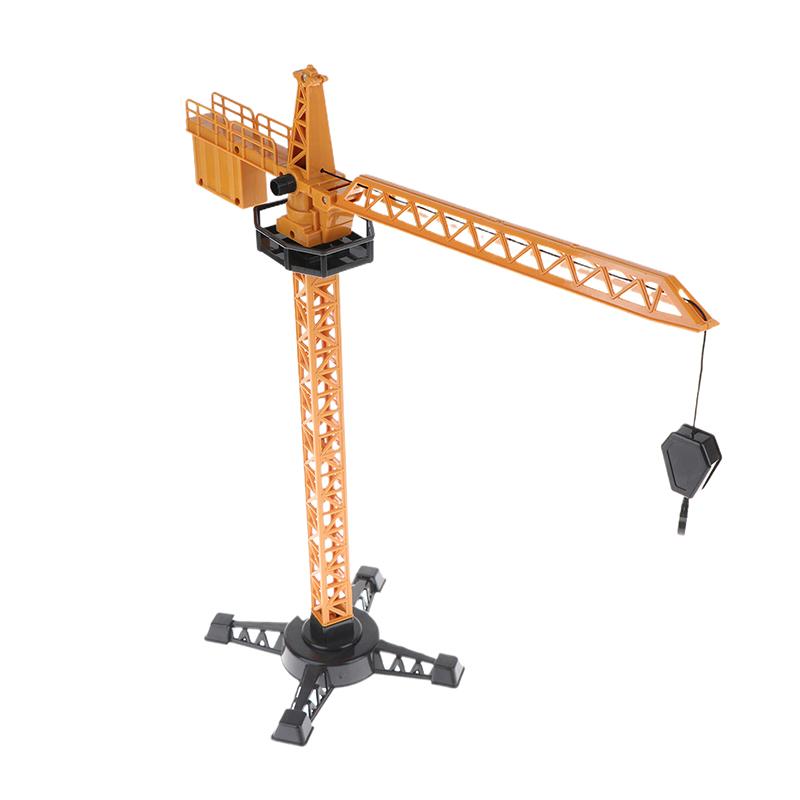 Pentru Băieți Cadou Plastic Inginerie Turnat sub Presiune Macara Turn Model Clasic Vehicul de Construcție Încărcător Tractor Excavator Jucării