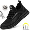 Herren Sport Sicherheitsschuhe Atmungsaktive Damen Arbeitsschuhe Anti-Smash Leichte Arbeitsschuhe Herren Stahlkappenschuhe Sicherheitsarbeitsstiefel