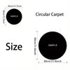 R-Resident Evil Umbrella Printed Round Carpet Living Room Bedroom Beautiful Mats Non -slip Door Pad Floor Mats Birthday Gift