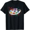 Art Painting Paint Palette Illustration Drawing Artist T-Shirt