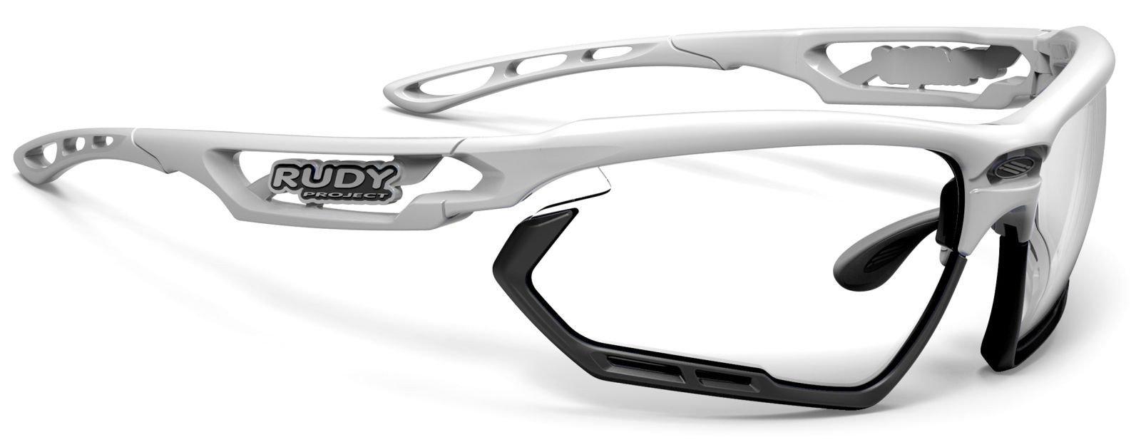

RUDY PROJECT Photonic White Gloss Frame with Impact X2 Photochromic Black 0145SP4573690 Lenses,