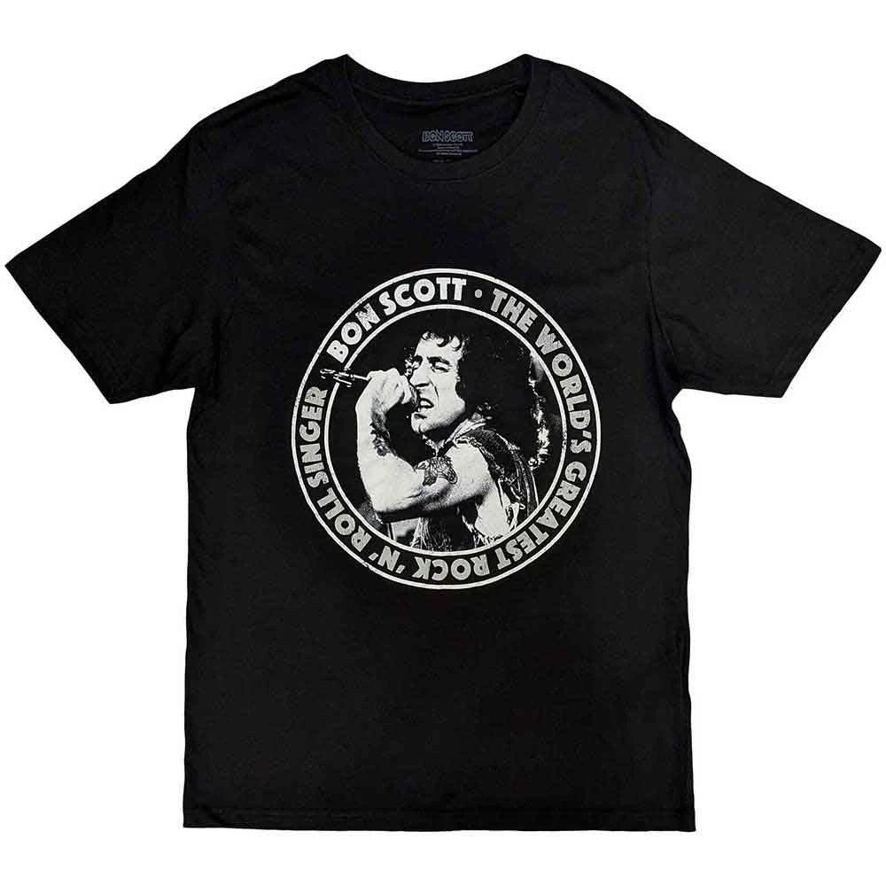 Bon Scott TWGRRS Circle Official Mens Unisex T-Shirt 2XL
