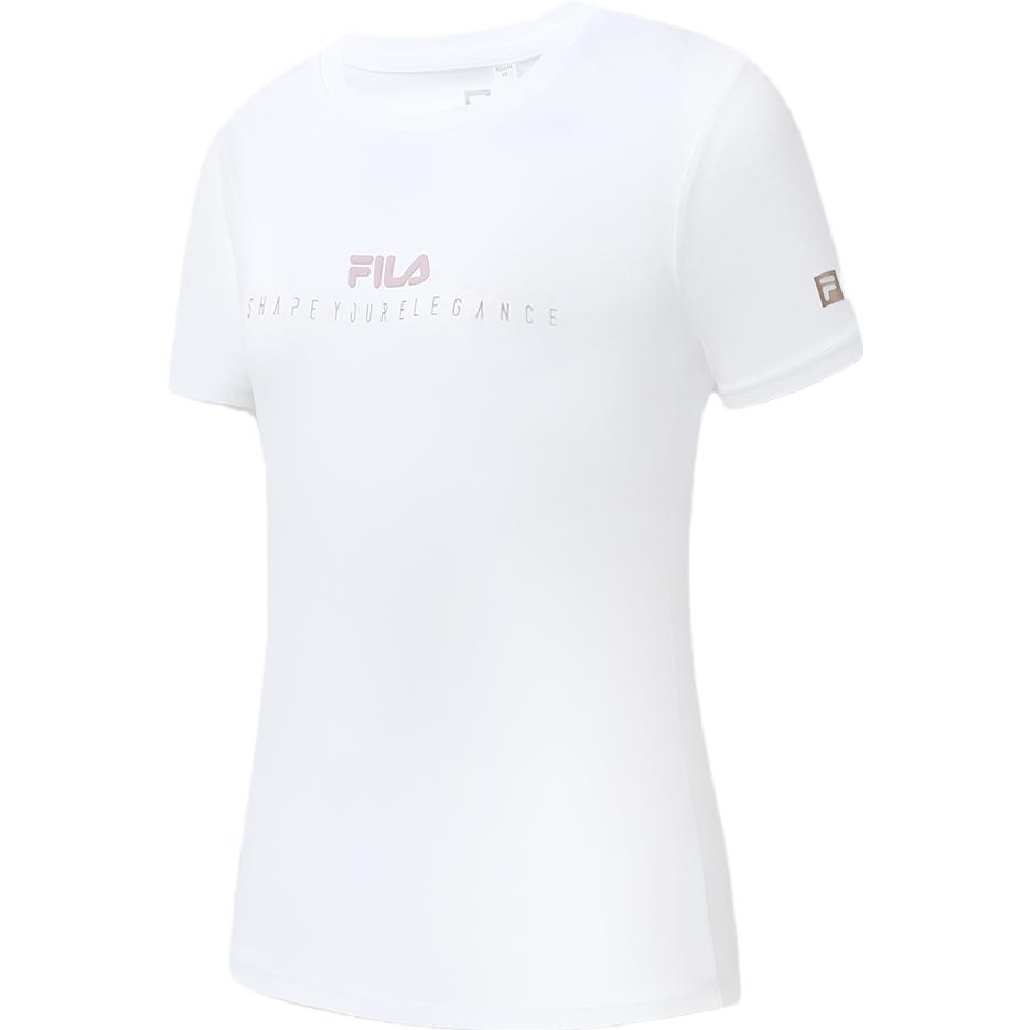 Fila Printed Sports Short Sleeve T-Shirt SS23 Women Tops Jade-White A11W321110FWT