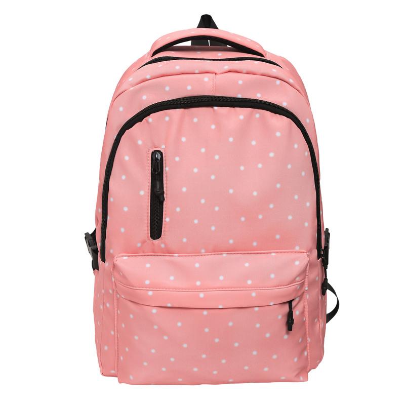 

Школьный рюкзак для школьников младших и старших классов, дорожный рюкзак для женщин, легкий, большой емкости розовый